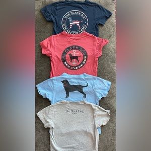 The Black Dog Tees. 4 shirts